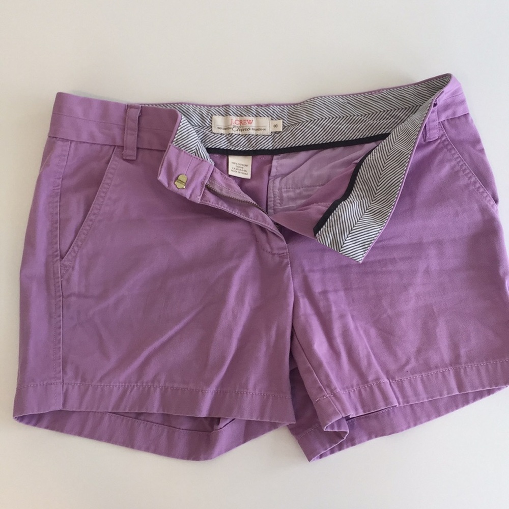 J.Crew 5 inch chino shorts- size 8